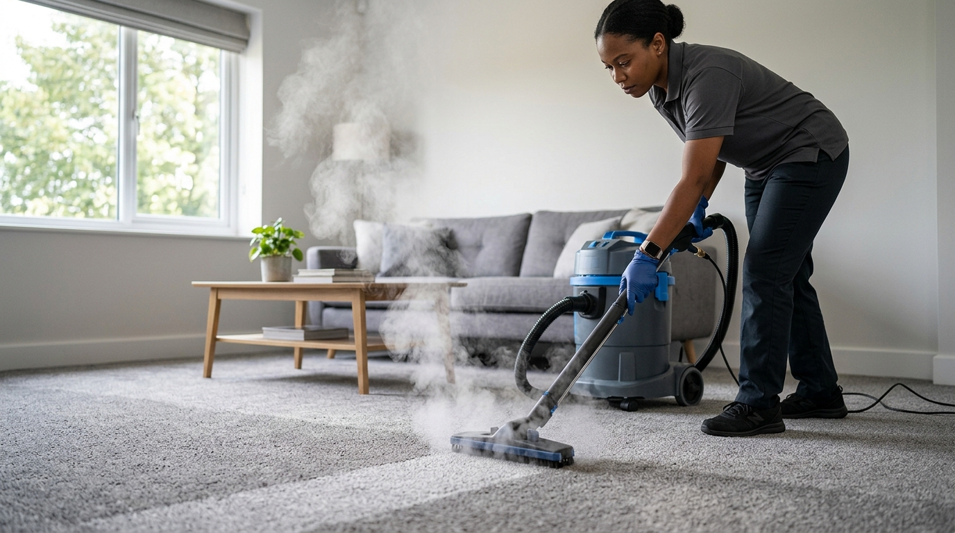 Carpet, Steam Cleaned